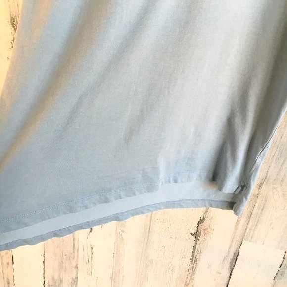 NWOT Save Khaki Polo Knit Shirt MEN's Blue Tee Short Sleeve Made in USA - Picture 3 of 7